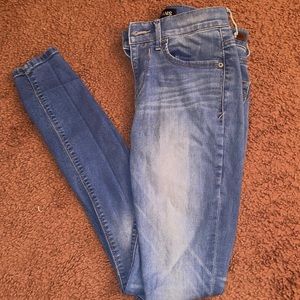 Stretchy express mid rise jeans